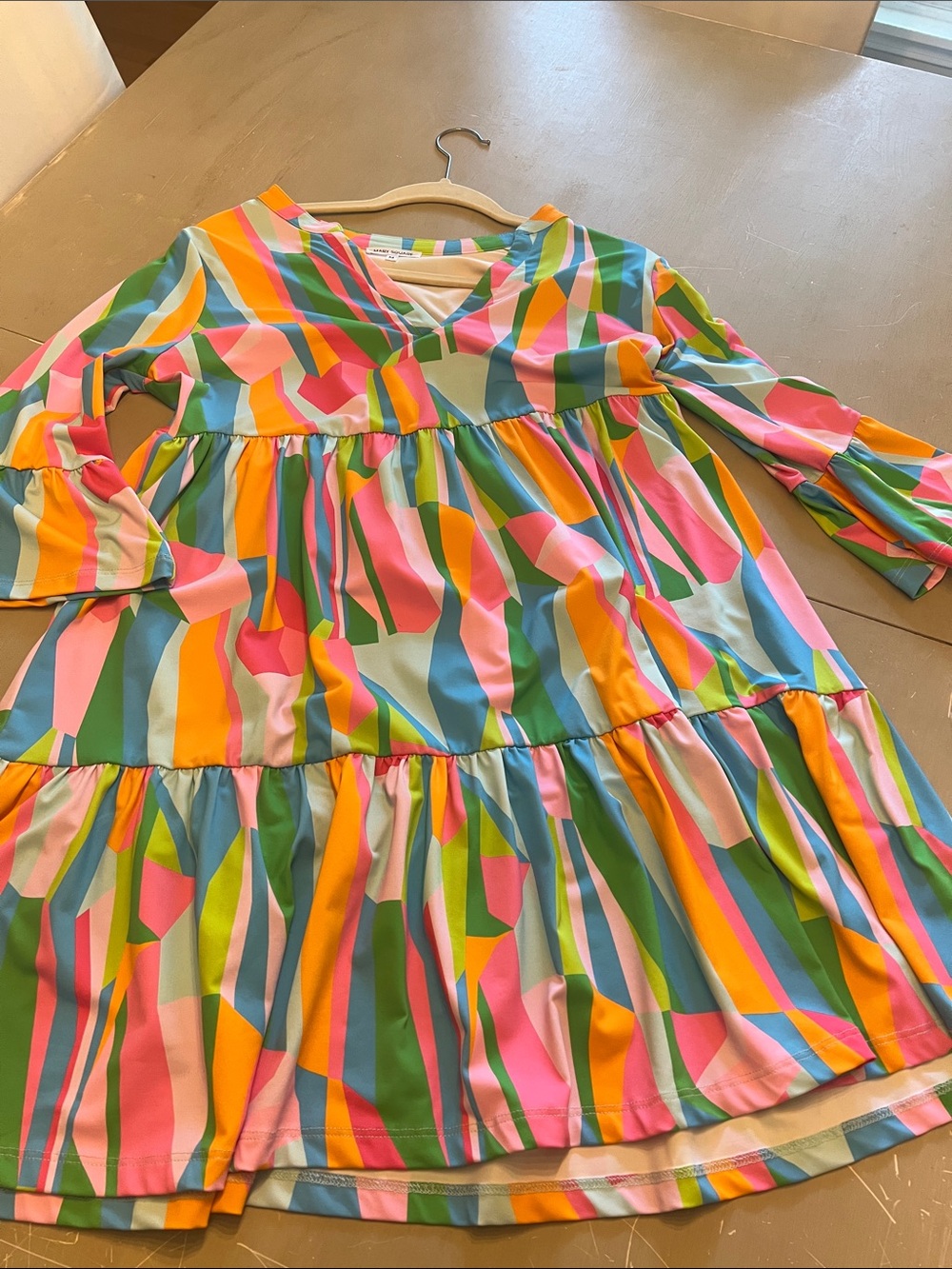 Women’s Multicolor Striped Midi Dress